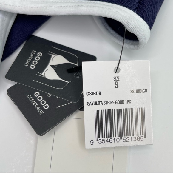 RIP Curl Sayulita Retro Rainbow Stripe Good One Piece Swimsuit NWT Womens Size S - Picture 7 of 10